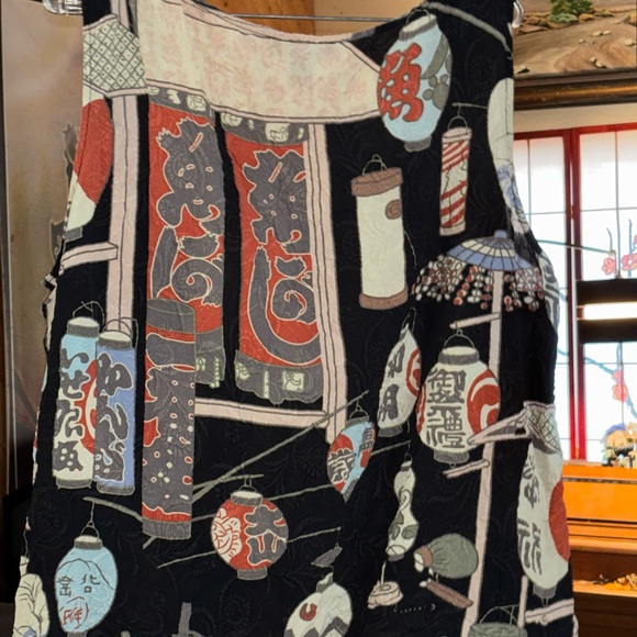 Citron Black and Multicolor Lantern Print Tank Top - Picture 2 of 3